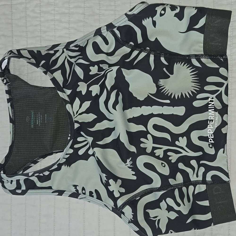 Peppermint Cycling Co. Sports Bra Small